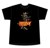 Cover image for Hellboy: Logo with Bones Men's T-shirt (XXL)