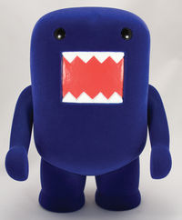 Cover image for Domo 8" Flocked Figure (Royal Blue)