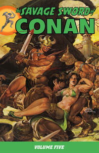 Cover image for The Savage Sword of Conan Volume 5 TPB