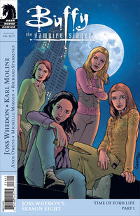 Cover image for Buffy the Vampire Slayer Season 8: #16 Time of Your Life (variant cover)