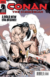 Cover image for Conan the Cimmerian #1 (Kubert Variant)