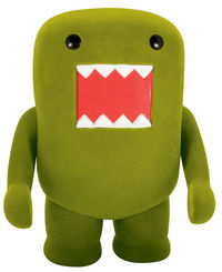 Cover image for Domo 5.5" Flocked Vinyl Figures (Olive Green)