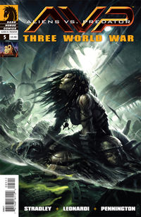Cover image for Aliens vs. Predator: Three World War #5