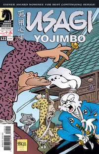 Cover image for Usagi Yojimbo #122