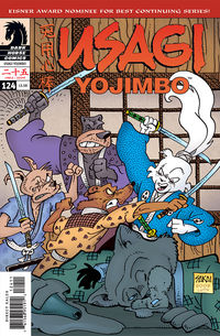 Cover image for Usagi Yojimbo #124: A Town Called Hell part 1