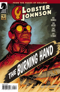 Cover image for Lobster Johnson: The Burning Hand #4