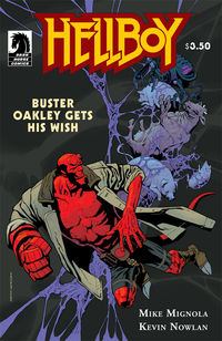 Cover image for Hellboy: Buster Oakley Gets His Wish (Kevin Nowlan cover)