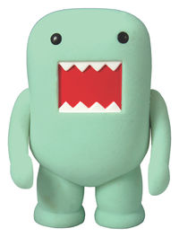 Cover image for Domo 4" Flocked Vinyl Figure: Winter Green