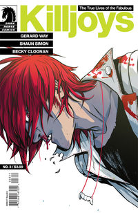 Cover image for The True Lives of the Fabulous Killjoys #3 (Becky Cloonan cover)
