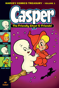 Cover image for The Harvey Comics Treasury Volume 1: Casper the Friendly Ghost and Friends