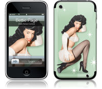Cover image for GelaSkins: Bettie Page Mint (iPhone)