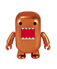 Cover image for Domo 2" Qee Metallic Orange Figure