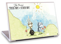 Cover image for GelaSkins: Tim Burton: Toxic Boy & Stain Boy (15" Laptop)