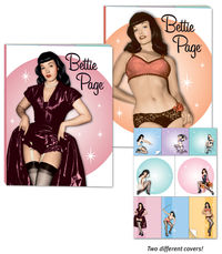Cover image for Bettie Page Sticky Note Book Pink