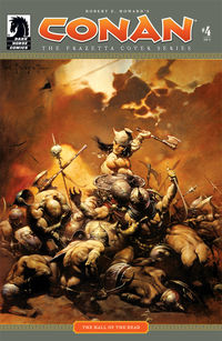 Cover image for Conan: The Frazetta Cover Series #4