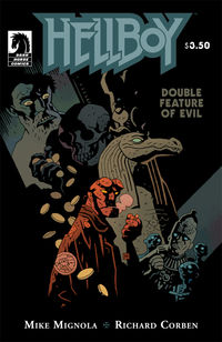Cover image for Hellboy: Double Feature of Evil (one-shot) (Mike Mignola cover)