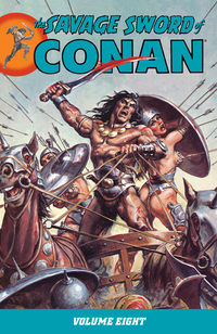 Cover image for The Savage Sword of Conan Volume 8