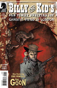 Cover image for Billy the Kid's Old Timey Oddities and the Ghastly Fiend of London #1 (Eric Powell cover)
