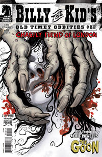 Cover image for Billy the Kid's Old Timey Oddities and the Ghastly Fiend of London #2 (Eric Powell cover)