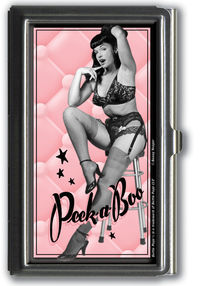 Cover image for Retro-A-Go-Go Bettie Page Peek-a-Boo! Small Case