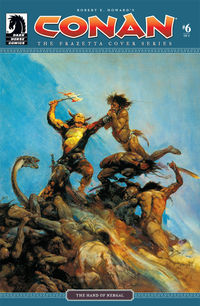 Cover image for Conan: The Frazetta Cover Series #6