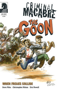 Cover image for Criminal Macabre/The Goon: When Freaks Collide (Eric Powell variant cover)
