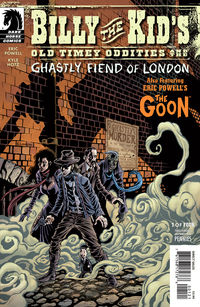 Cover image for Billy the Kid's Old Timey Oddities and the Ghastly Fiend of London #1 (Kyle Hotz cover)