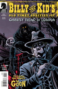 Cover image for Billy the Kid's Old Timey Oddities and the Ghasty Fiend of London #3 (Kyle Hotz cover)