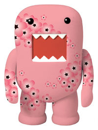Cover image for Domo 4" Deco Vinyl Figure: Pink Star Blossom