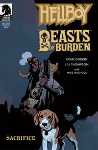 Cover image for Beasts of Burden/Hellboy (one-shot) (Mike Mignola cover)