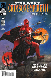 Cover image for Star Wars: Crimson Empire III—Empire Lost #1 (Dave Dorman cover)