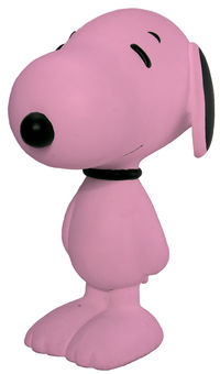 Cover image for 8” Snoopy Vinyl Figures-Pink