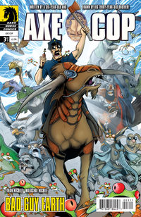 Cover image for Axe Cop: Bad Guy Earth #3