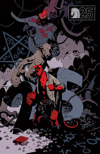 Cover image for Hellboy: Buster Oakley Gets His Wish (Mike Mignola variant cover)