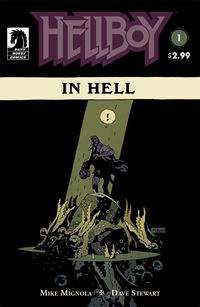 Cover image for Hellboy in Hell #1 (Mike Mignola cover)