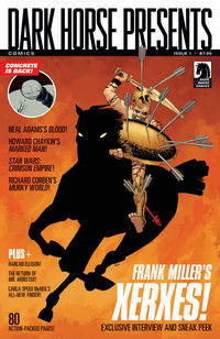 Cover image for Dark Horse Presents #1 (Frank Miller cover)