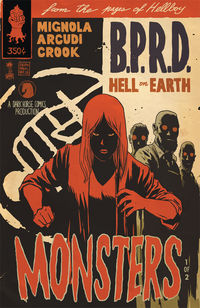 Cover image for B.P.R.D.: HELL ON EARTH--MONSTERS #1 (Francesco Francavilla Variant cover)