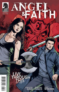 Cover image for Angel and Faith #3 (Rebekah Isaacs Variant cover)