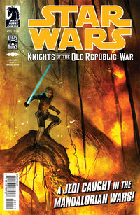 Cover image for Star Wars: Knights of the Old Republic—War #1 (Benjamin Carré regular cover)