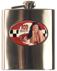 Cover image for Retro-A-Go-Go Bettie Page Hot Rod Flask