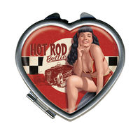 Cover image for Retro-A-Go-Go Bettie Page Hot Rod Heart Compact