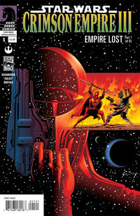 Cover image for Star Wars: Crimson Empire III—Empire Lost #1 (Paul Gulacy Variant cover)