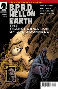 Cover image for B.P.R.D. Hell on Earth: The Transformation of J. H. O'Donnell (one-shot) (Max Fiumara cover)
