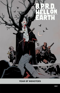 Cover image for B.P.R.D. Hell on Earth: The Transformation of J. H. O'Donnell (one-shot) (Mike Mignola Variant cover)