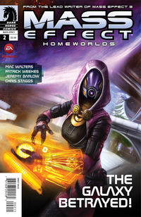 Cover image for Mass Effect: Homeworlds #2 (Anthony Palumbo cover)