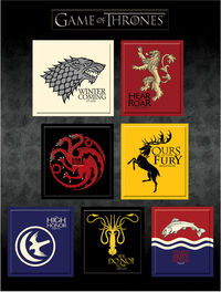 Cover image for Game of Thrones House Sigil Magnet Set
