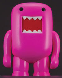 Cover image for 4” Domo Vinyl Figure: Black Light Pink