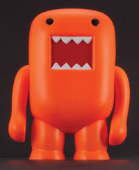 Cover image for 4” Domo Vinyl Figure: Black Light Orange