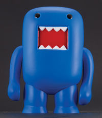 Cover image for 4” Domo Vinyl Figure: Black Light Blue