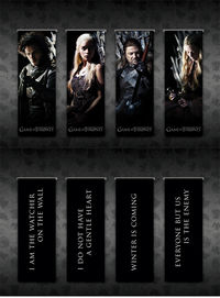 Cover image for Game of Thrones Magnetic Bookmark Set
